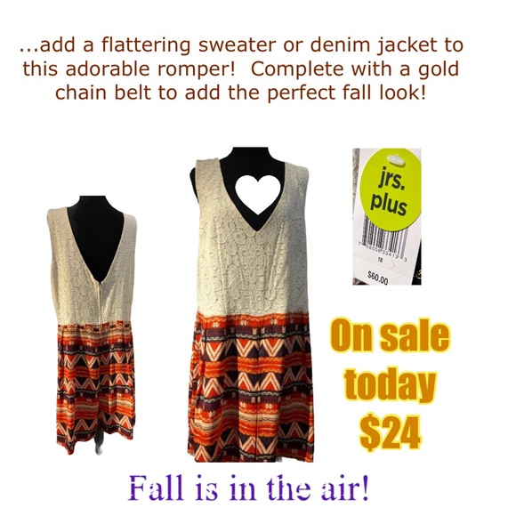 City triangles romper - Picture 1 of 11